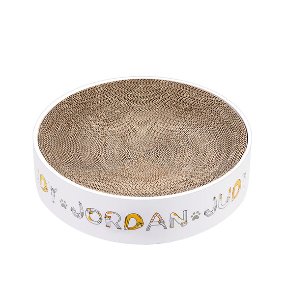 Jordan&Judy,Round,Scratcher,Diameter,410mm,Multifunction,Board,Corrugated,Paper,Round