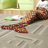 180cm,Flannel,Point,Stripe,Mermaid,Blanket,Office,Crylic,Sleep