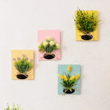 Artificial,Flowers,Decorations,Wooden,Board,Hanging,Artificial,Flowers,Plastic