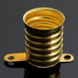 Straight,Socket,Holder,Copper,Shrapnel,Yellow,Lionel,Light,Screw