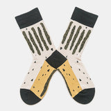 Women,Socks,Stripes,Sense,Retro,Literary,Fashion,Trend,Socks