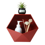 Geometric,Bathroom,Storage,Shelf,Holder,Decor,Plant,Adhesive
