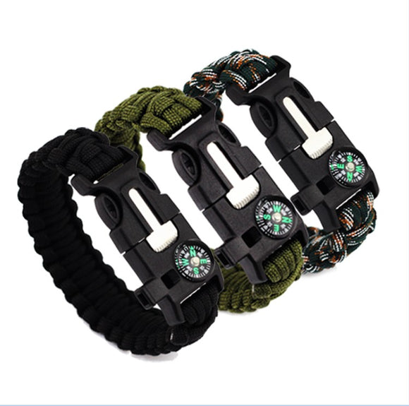 IPRee,Survival,Bracelet,Emergency,Paracord,Umbrella,Compass