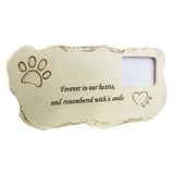 Tombstone,Memorial,Stone,Personalized,Waterproof,Photo,Frame,Features,Sympathy,Garden,Backyard,Marker,Grave,Tombstone