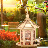 Wooden,Hanging,Feeder,Hotel,Outdoor,Garden,Decorations