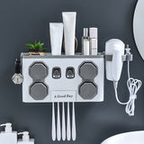 Multifunction,Toothbrush,Holder,Automatic,Toothpaste,Dispenser,Dryer