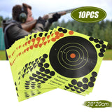 10PCS,Shooting,Adhesive,Targets,Splatter,Reactive,Target,Sticker,Paper,20*20CM