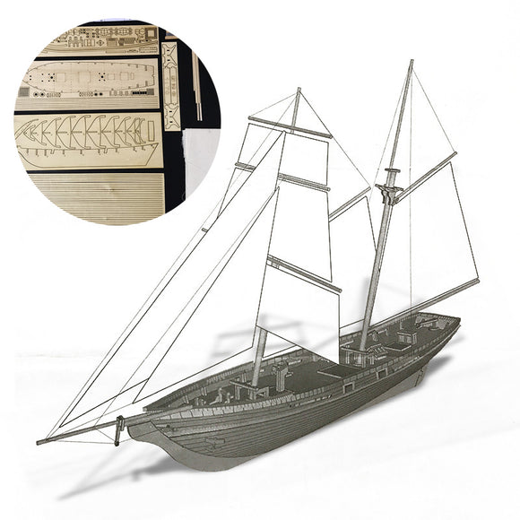 Scale,Wooden,Sailing,Model,Assembly,Decoration,Decorations