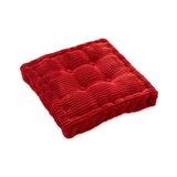 Washable,Corduroy,Tatami,Floor,Cushion,Square,Plaid,Winter,Chair,Cushion