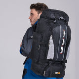 Large,Capacity,Climbing,Nylon,Rucksack,Waterproof,Sports,Travel,Hiking,Backpack