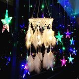 Light,Tassel,Catching,Monternet,Large,Dream,Catcher,Creative,Feathers,Pendant,Wedding,Decorations