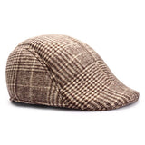 Unisex,Women,Cotton,Blend,Stripe,Newsboy,Beret,Duckbill,Cowboy,Cabbie