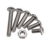 Suleve,M3SH2,Stainless,Steel,Socket,Button,Screw,Bolts,Assortment,240pcs