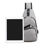 Fashion,Canvas,Sport,Chest,Charging,Crossbody,Shoulder