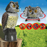 KCASA,Rotate,Scarecrow,Decoy,Statue,Outdoor,Deterrent,Patio,Garden,Protector