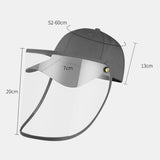 Transparent,Detachable,Visor,Baseball