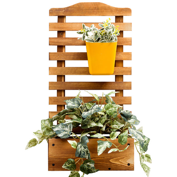 Hanging,Strip,Wooden,Shelf,Plant,Flower,Stand,Holder,Decorations