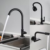 Brass,Kitchen,Faucet,Single,Handle,Single,Water,Mount,Rotate,Flexible,Spout,Faucet