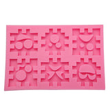 Blocks,Expression,Silicone,Cookie,Fondant,Mould,Creative,Baking,Accesseries