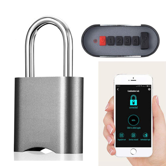Smart,bluetooth,Password,Phone,Waterproof,Padlock,Remote,Authorization,Keyless