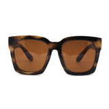 Women,Square,Shape,Frame,Hawksbill,Personality,Casual,Outdoor,Protection,Sunglasses