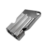 IPRee,Titanium,Alloy,Double,Whistle,Camping,Hiking,Survival,Whistle,Keychain,Whistle,Finder