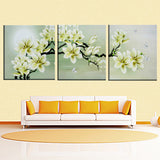 Modern,Magnolia,Paint,Flower,Painting,Canvas,Decor,Mural,Paintings