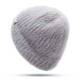 Winter,Cashmere,Beanie,Outdoor,Windproof,Rolled,Skullcap,Women