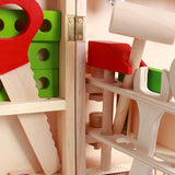Simulation,Repair,Toolbox,Wooden,Drill,Screwdriver,House,Children