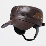 Genuine,Leather,Large,Thickness,Cotton,Windproof,Protection,Baseball