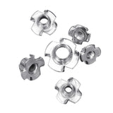 Suleve,CSTN3,90Pcs,Prong,Inserts,Carbon,Steel,Plated,Assortment