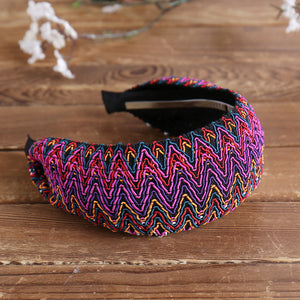 Bohemian,Style,Headband,Ethnic,Style,Colorful,Striped,Fabric,Travel,Leisure