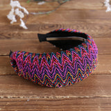 Bohemian,Style,Headband,Ethnic,Style,Colorful,Striped,Fabric,Travel,Leisure