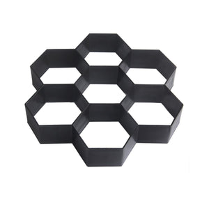 Honeycomb,Hexagon,Maker,Stepping,Stone,Reusable,Paver,Molds,Brick,Mould,Cement,Brick,Garden,Walkway,Pavement