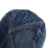 Washed,Cotton,Denim,Berets,Outdoor,Casual,Sunscreen,Forward