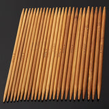 55pcs,Sizes,Carbonized,Bamboo,Double,Pointed,Knitting,Needles,Sweater,Scarf,Crochet