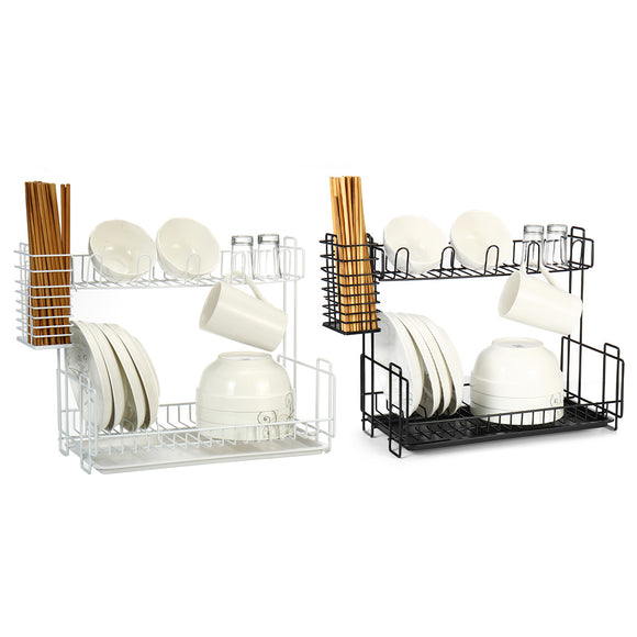 Layer,Stainless,Steel,Drainer,Cutlery,Holder,Kitchen