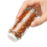 MEIGAR,Cruet,Pepper,Seasoning,Condiment,Spice,Bottles,Stand,Holder