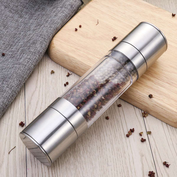 Premium,Stainless,Steel,Glass,Pepper,Grinder,Kitchen,Accessories