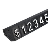 Cubes,White,Black,Adjustable,Price,Display,Blank,Label,Retail