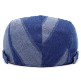 Unisex,Denim,Short,Distressed,Sunshade,Peaked,Beret