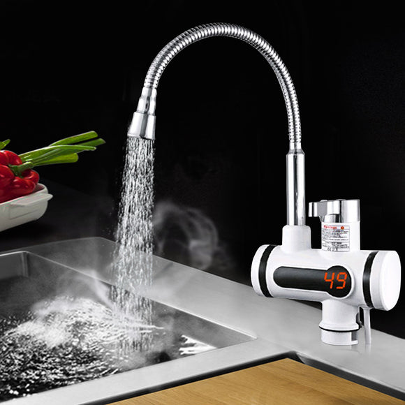 3000W,Instant,Water,Electric,Faucet,Heater,Kitchen,Temperature,Display