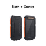 BAKEEY,Ports,Solar,Panel,Power,10000mah,Waterproof,Battery,Charger,Shell,Mobile,Phones