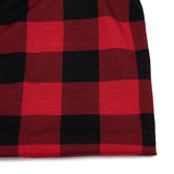 Women,Cotton,Plaid,Slouchy,Beanie,Scarf,Outdoor,Print,Double,Layers,Turban