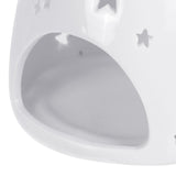 Ceramic,White,Burner,Warmer,Diffuser,Tealight,Candle,Holder,Indoor