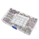 Suleve,MXRN6,190Pcs,Carbon,Steel,Plated,Rivet,Threaded,Countersunk,Insert