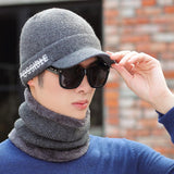 Outdoor,Men's,Letter,Earmuffs,Scarf