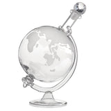 Whiskey,World,Globe,Glass,Crystal,Decanter,Liquor,Spirits,Bottles