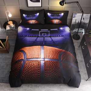 Bedding,Sports,Quilt,Cover,Pillowcase,Queen