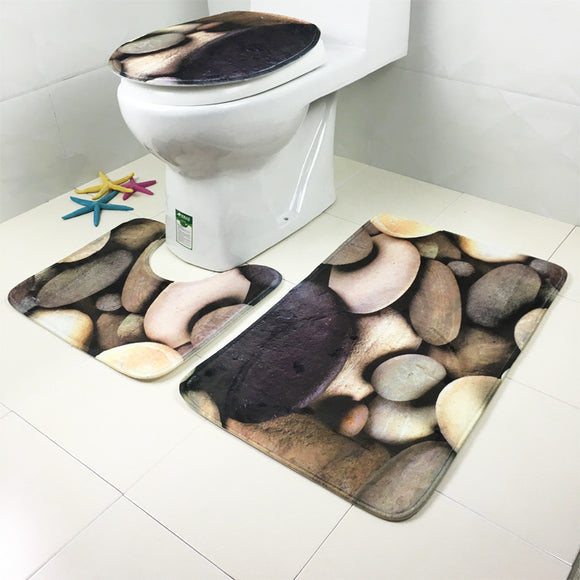 Piece,Toilet,Carpet,Bathroom,Stone,Toilet,Cover,Stool